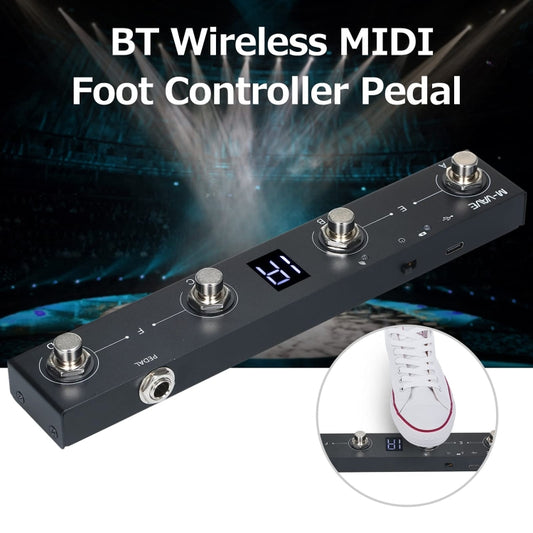M-VAVE Controlador MIDI Bluetooth Pedal Page Turner Para Instrumentos Musicales