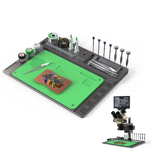 BAKU BA-692 Alfombrilla de Trabajo Antiestática para Microscopio