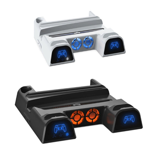 DOBE Base Refrigeración Cargador Dual PS5 Mando Organizador