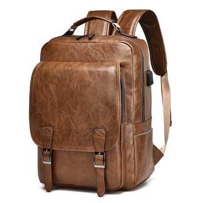 WEIXIER B677 Mochila De Negocios Impermeable Orificio De Carga USB