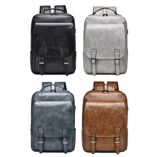 WEIXIER B677 Mochila De Negocios Impermeable Orificio De Carga USB