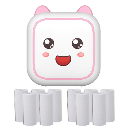 Impresora Térmica Bluetooth C26 Mini Portátil Rosa 1200mAh 200DPI