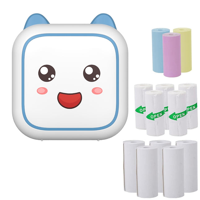 C26 Mini Impresora Térmica Bluetooth Portátil 1200 mAh 200 DPI
