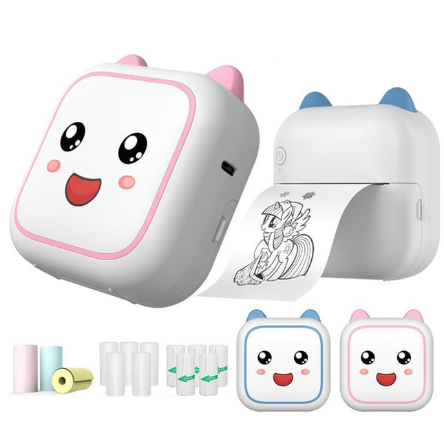 Impresora Térmica Bluetooth C26 Mini Portátil Rosa 200DPI 1200mAh