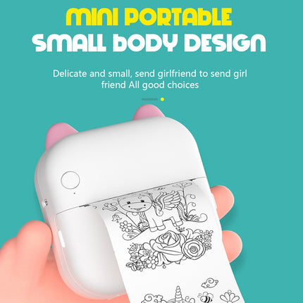 Impresora Térmica Bluetooth C26 Mini 200 DPI Batería 1200 mAh