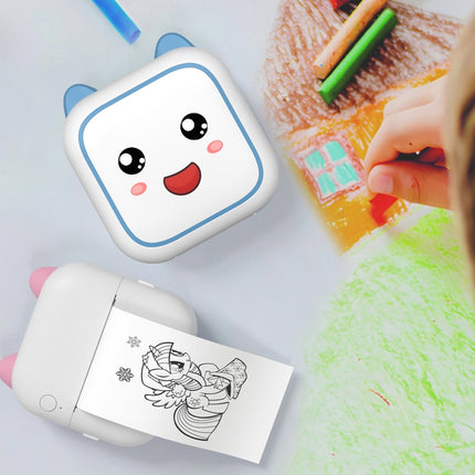 C26 Mini Impresora Térmica Bluetooth Portátil Rosa 200DPI 1200mAh