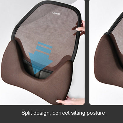 LINXICP 3 En 1 Cojin Lumbar Para Coche Espuma Viscoelástica