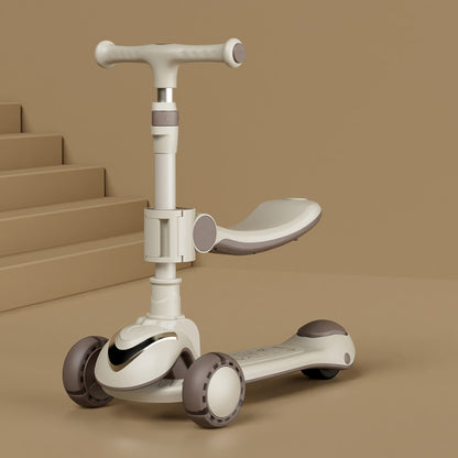 XOEYU K8 Patinete Infantil Plegable Música y Luces Seguro