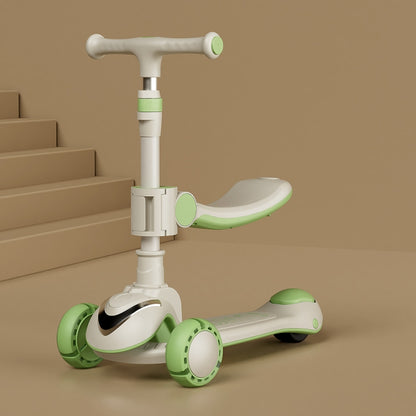 XOEYU K8 Patinete Infantil Plegable Música y Luces Seguro