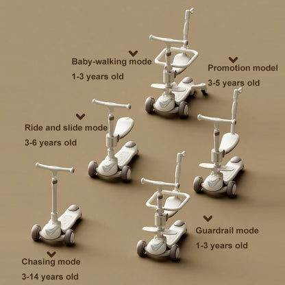 XOEYU K8 Patinete Infantil Plegable Música y Luces Seguro