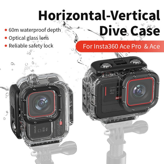 Amagisn Carcasa Buceo 60m Impermeable Para Camara Pro