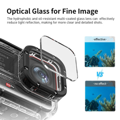 Amagisn Carcasa Buceo 60m Impermeable Para Camara Pro