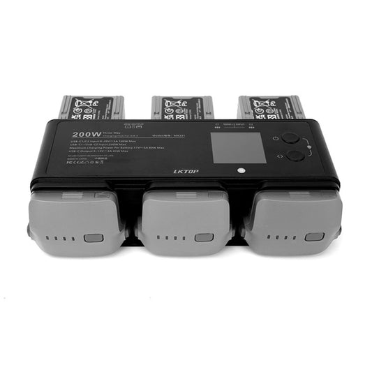 DJI LKTOP 200W Cargador Baterías Air 3 Carga Rápida