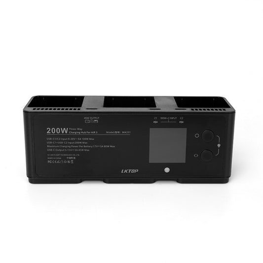 DJI LKTOP 200W Cargador Baterías Air 3 Carga Rápida