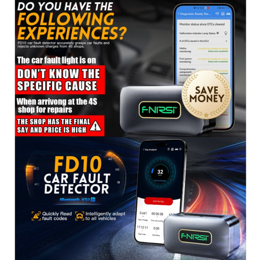 FNIRSI Bluetooth 5.1 OBD2 Herramienta Diagnóstico Motor