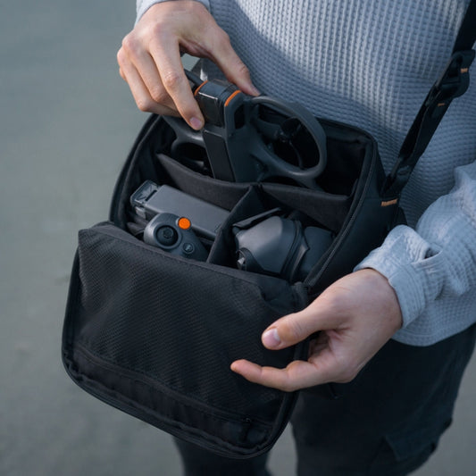 DJI Avata 2 Bolsa Bandolera Original Con Compartimentos Para Accesorios