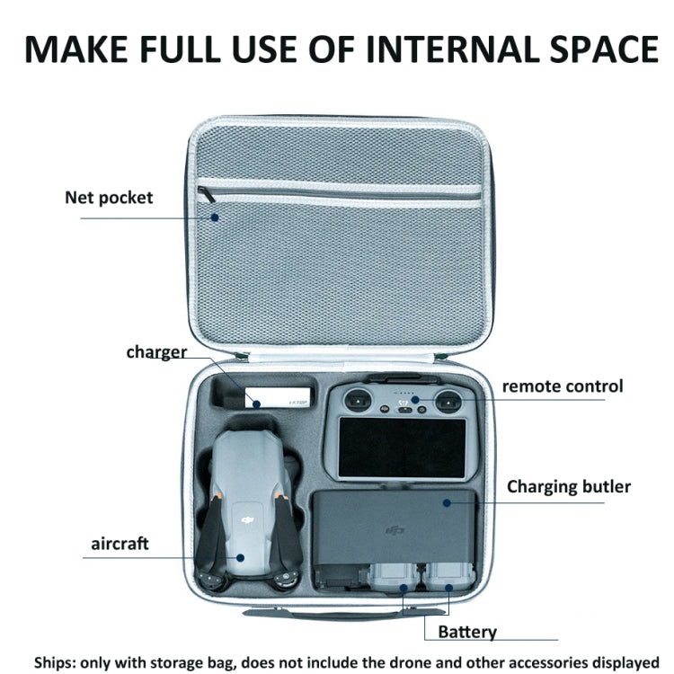 LKTOP Estuche para DJI Mavic Air 3 Transporte Impermeable