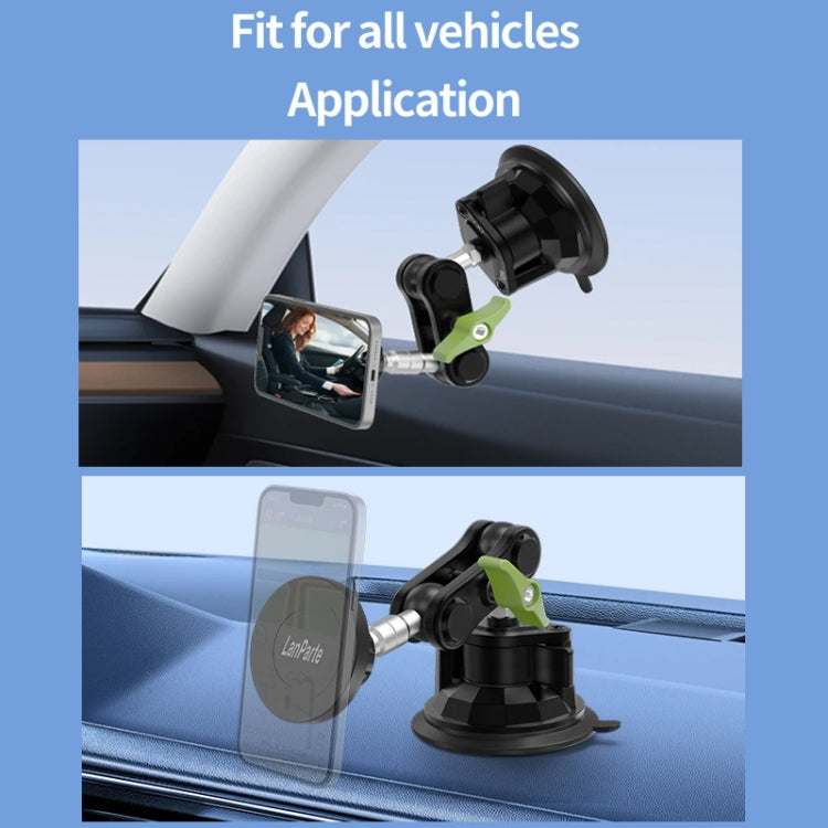 Lanparte Soporte Magnético Teléfono Coche Ventosa Ajustable