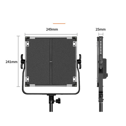 Pixel K80 Lámpara de Panel Fotografía RGB 0-360 45W 2600-10000K