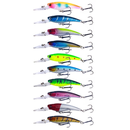 HENGJIA MI103 Señuelo Duro 9cm Ojo 3D Colores Multicolor