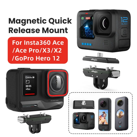 AMagisn Soporte Magnético Liberación Rápida Insta360 Ace Pro