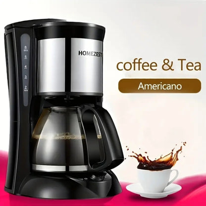 HOMEZEST Cafetera de Goteo Autoapagado 0.65L 2-6 Tazas