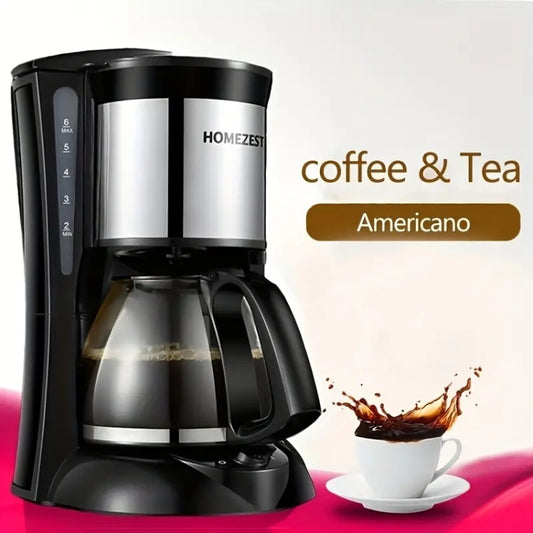 HOMEZEST Cafetera de Goteo Autoapagado 0.65L 2-6 Tazas