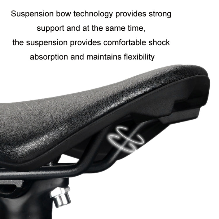 TOSEEK Cojín De Asiento Ancho Para Bicicleta Con Absorción