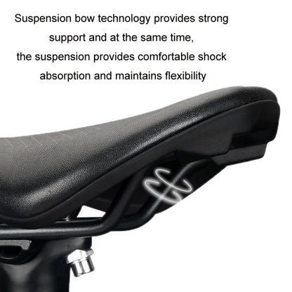 TOSEEK Cojín De Asiento Ancho Para Bicicleta Con Absorción