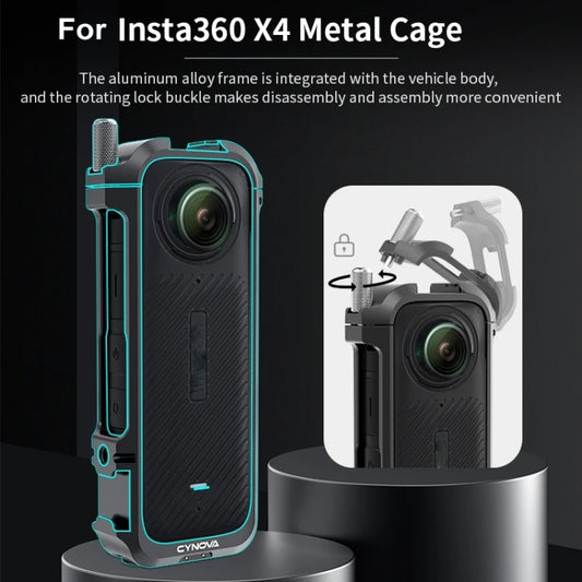 CYNOVA Insta360 X4 Metal Cage Protección de Aluminio
