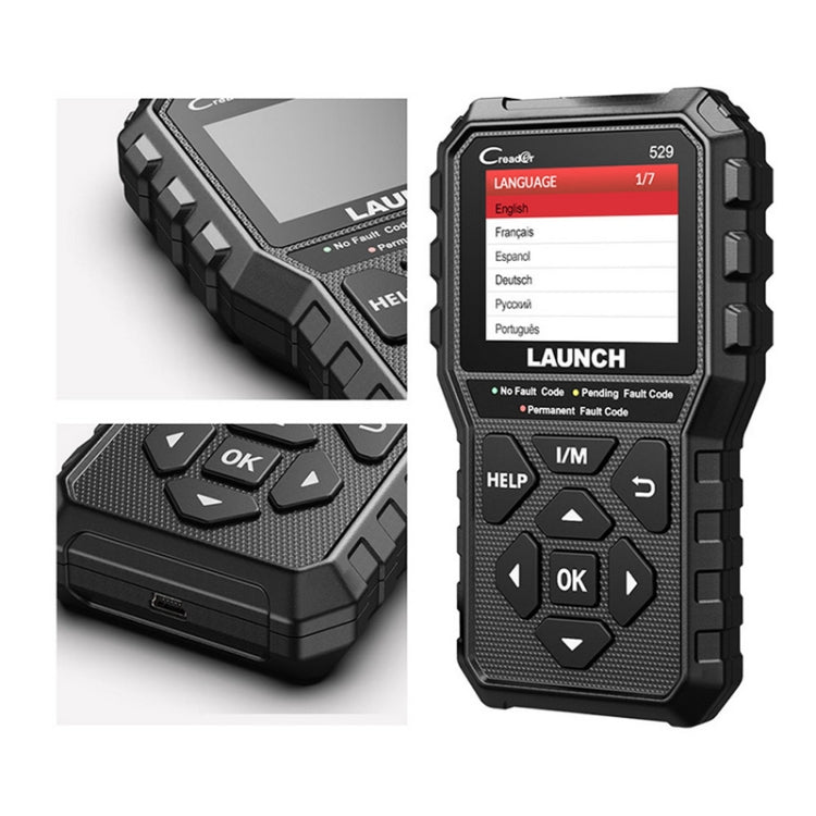 Launch Creader CR529 Escáner OBD2 Lectura De Códigos Del Motor