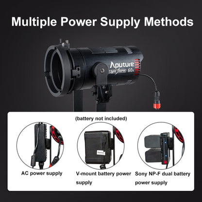 Aputure LS60 Luz LED Fotografía y Video Resistente al Agua