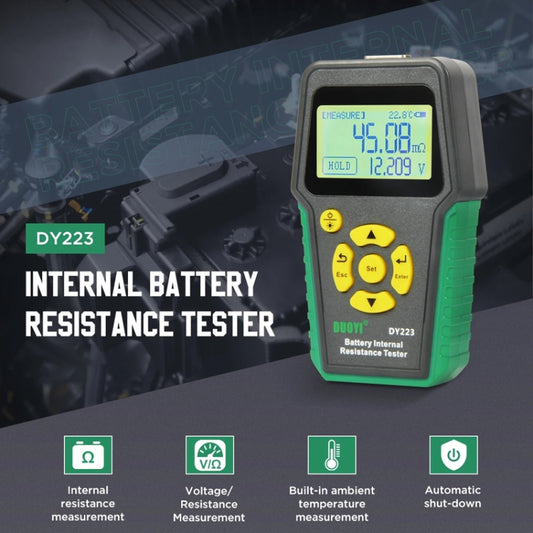 DUOYI DY223 Instrumento Diagnóstico Voltaje y Resistencia