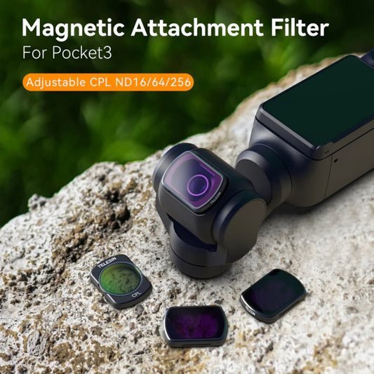 TELESIN S5-FLT-03 Conjunto de Filtros para DJI Pocket 3 CPL