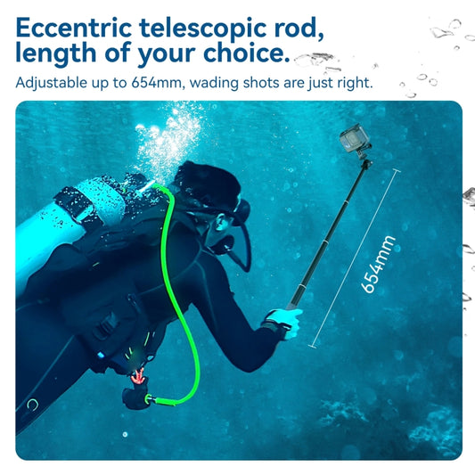Palo Selfie Stick 65,4 cm Aluminio Cabeza Bola 360