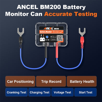 ANCEL BM200 Probador De Batería Automotriz Bluetooth 4.2