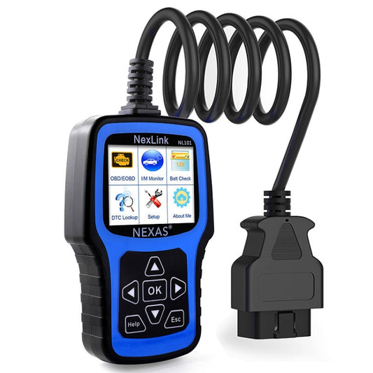 Nexas NL101 Escáner OBD2 Herramienta de Diagnóstico y Probador Batería 6V 12V
