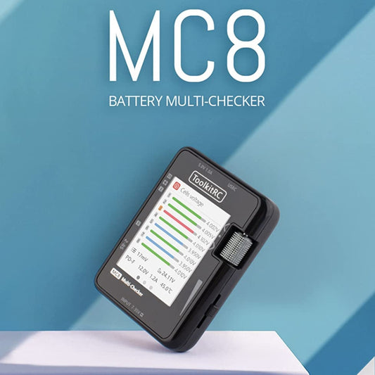 ToolkitRC MC8 Cargador PD Pantalla de Potencia Dual USB C