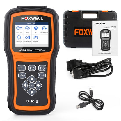FOXWELL NT630 Plus Escáner OBD2 Purga ABS Automática