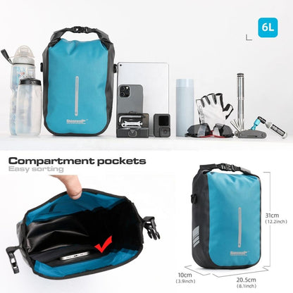 Rhinowalk RK406 Bolsa para Horquilla Impermeable 6L