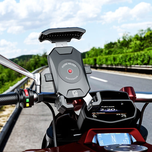 Kewig Soporte Navegación Elevado Moto Antirrobo Exterior
