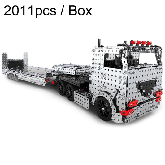 ZBToys Juguete Mecánico Control Remoto Remolque Modelo De Metal Construcción