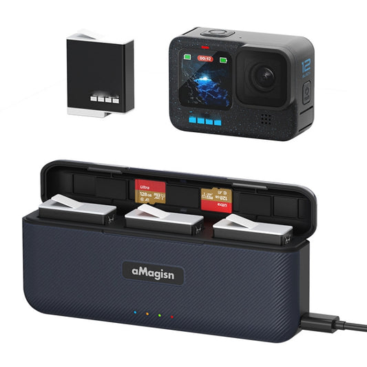 AMigisn Cargador Portátil Rápido Para GoPro HERO12 11 10 9