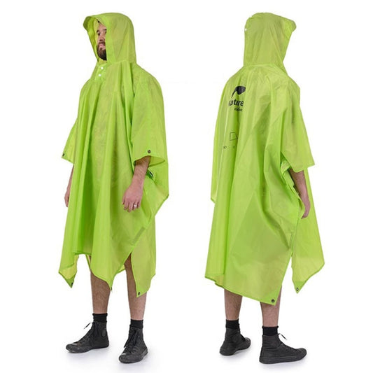 Naturehike 210T Plaid 3 en 1 Poncho Impermeable Portátil