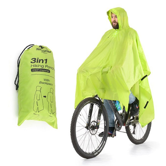 Naturehike 210T Plaid 3 en 1 Poncho Impermeable Portátil