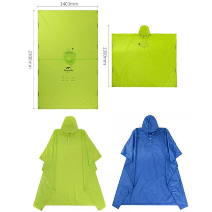 Naturehike 210T Plaid 3 en 1 Poncho Impermeable Portátil