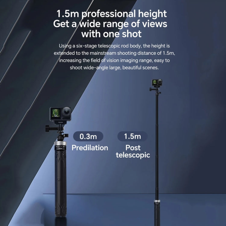 Telesin Trípode Plegable 360 Grados para GoPro Insta360