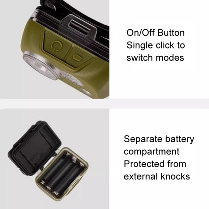 Naturehike Linterna Frontal IP68 Impermeable Exterior