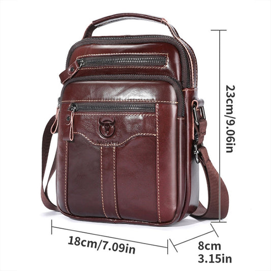 Bull Captain 0400 Bolso Bandolera Piel Vacuno Capacidad