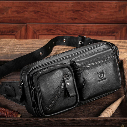 BULL CAPTAIN 082 Bolso Bandolera Piel de Vaca Gran Capacidad